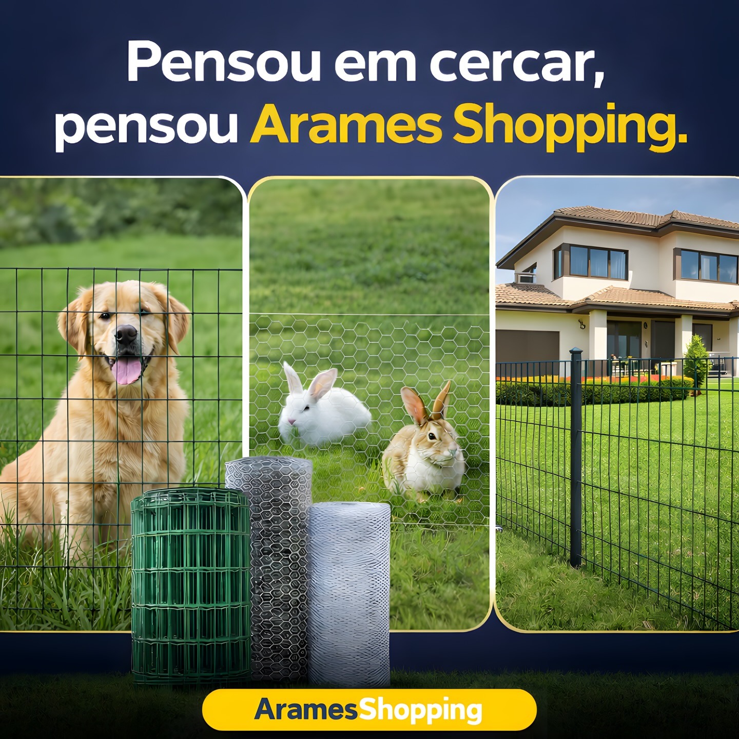 Telas para cercamento